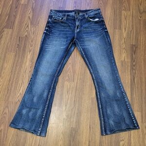 Rampage Women’s Bootcut Blue Denim Jeans Size W31 L27 Medium Wash B10